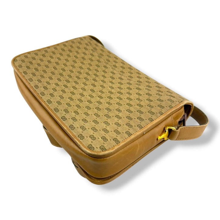 Gucci GG Supreme Beige Micro Shoulder Handbag - Lux Central