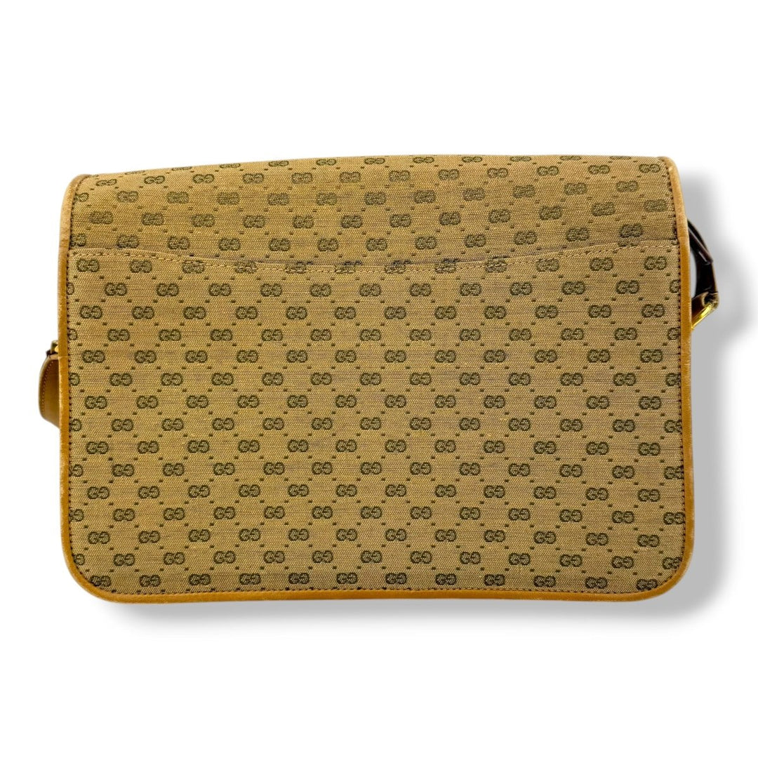 Gucci GG Supreme Beige Micro Shoulder Handbag - Lux Central