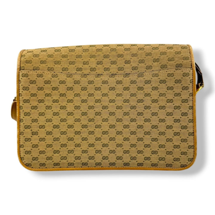 Gucci GG Supreme Beige Micro Shoulder Handbag - Lux Central