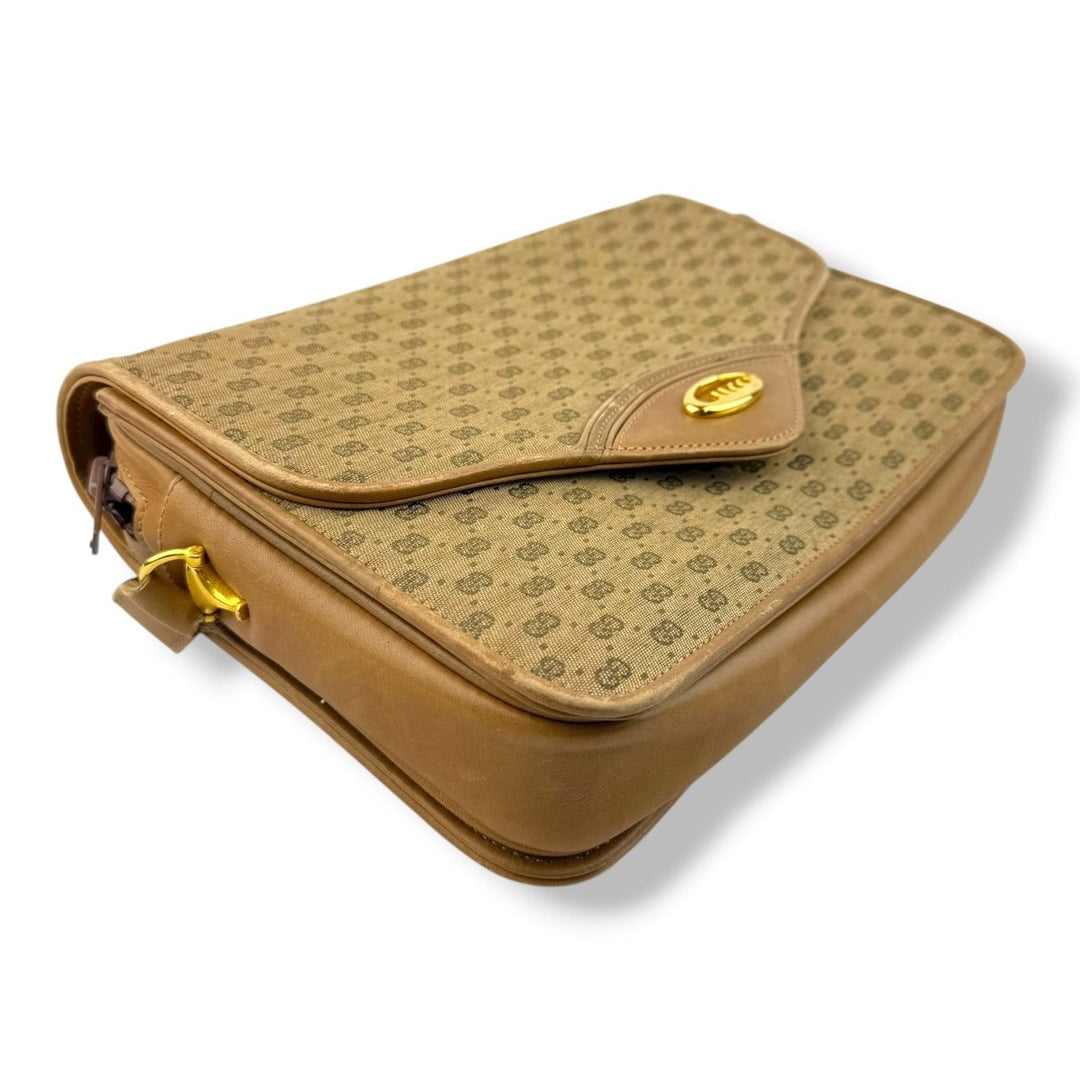 Gucci GG Supreme Beige Micro Shoulder Handbag - Lux Central