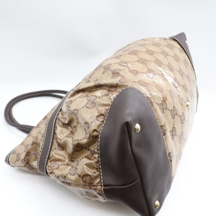 Gucci GG Supreme Beige Tote Handbag - Lux Central