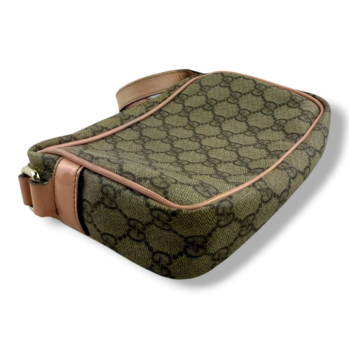Gucci GG Supreme Beige/Pink Crossbody Bag - Lux Central