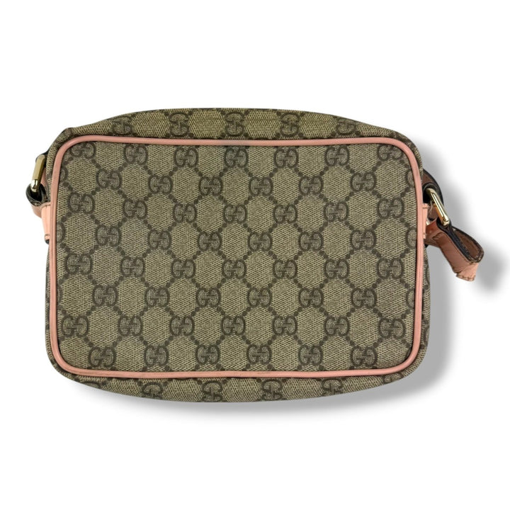 Gucci GG Supreme Beige/Pink Crossbody Bag - Lux Central