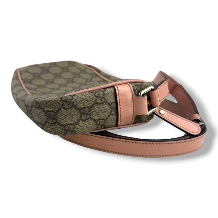 Gucci GG Supreme Beige/Pink Crossbody Bag - Lux Central