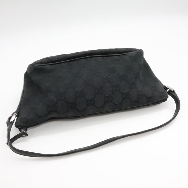 Gucci GG Supreme Black Boat Pochette Handbag - Lux Central