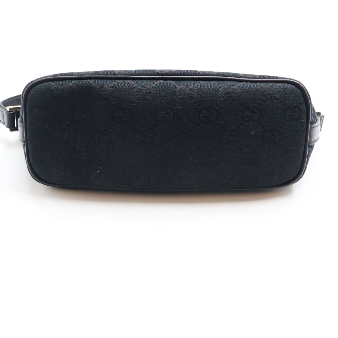 Gucci GG Supreme Black Boat Pochette Handbag - Lux Central