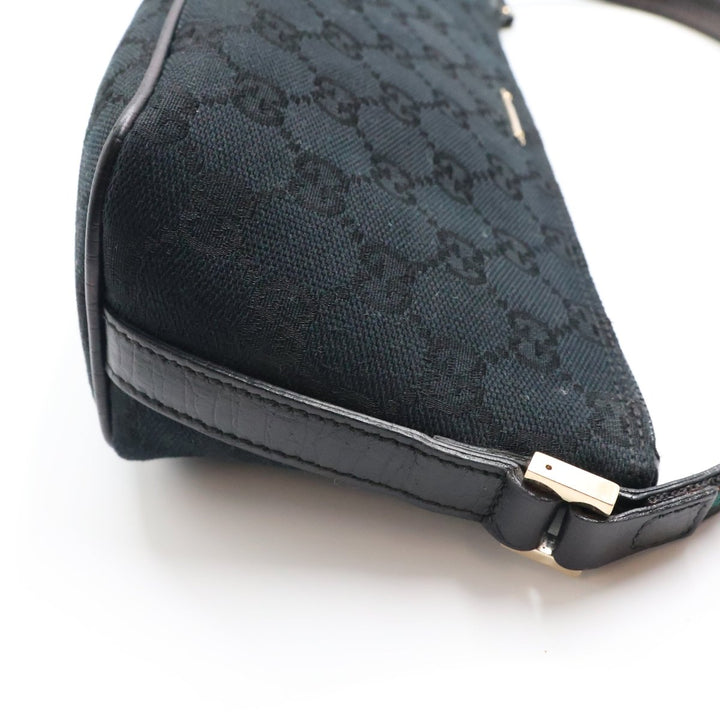 Gucci GG Supreme Black Boat Pochette Handbag - Lux Central