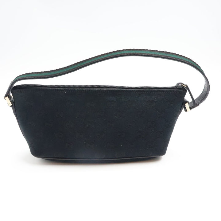 Gucci GG Supreme Black Boat Pochette Handbag - Lux Central