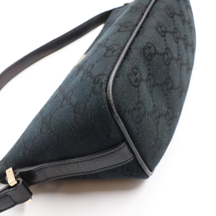 Gucci GG Supreme Black Boat Pochette Handbag - Lux Central