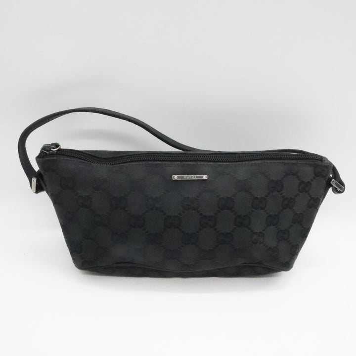 Gucci GG Supreme Black Boat Pochette Handbag - Lux Central