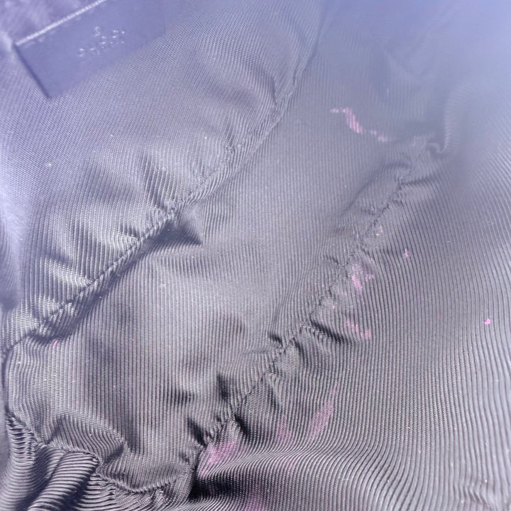 Gucci GG Supreme Black Mini Boat Pochette Handbag - Lux Central