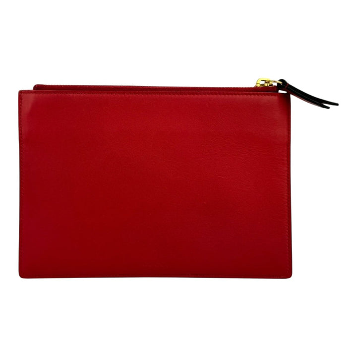 Gucci GG Supreme Blue Multi Bloom Clutch Pouch - Lux Central