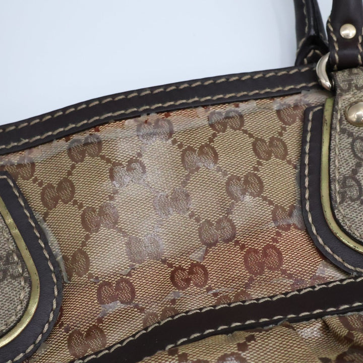 Gucci GG Supreme Crystal Beige Tote Handbag - Lux Central