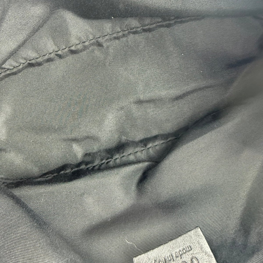 Gucci GG Supreme Grey/Black Boat Pochette Handbag - Lux Central