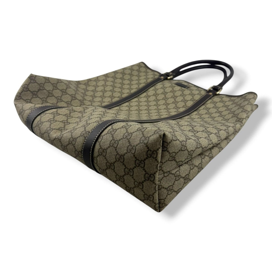 Gucci GG Supreme Joy Beige Tote Handbag - Lux Central