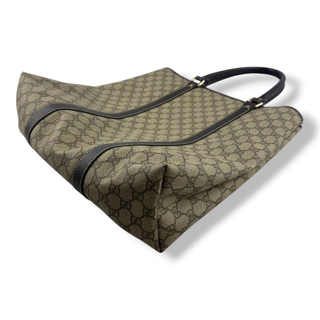 Gucci GG Supreme Joy Beige Tote Handbag - Lux Central