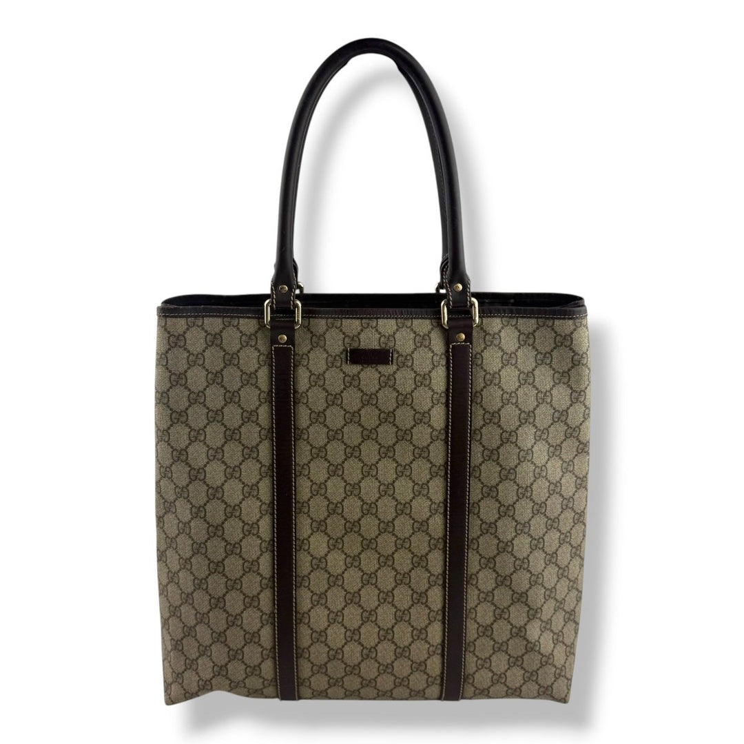 Gucci GG Supreme Joy Beige Tote Handbag - Lux Central
