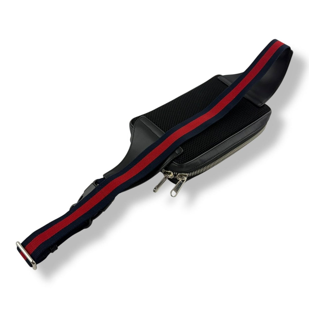 Gucci GG Supreme Monogram Black Belt Bag - Lux Central
