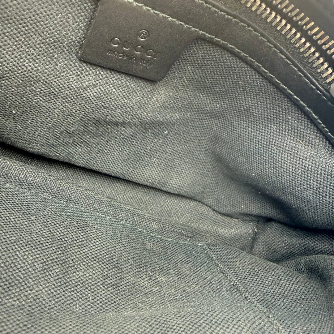 Gucci GG Supreme Monogram Black Belt Bag - Lux Central