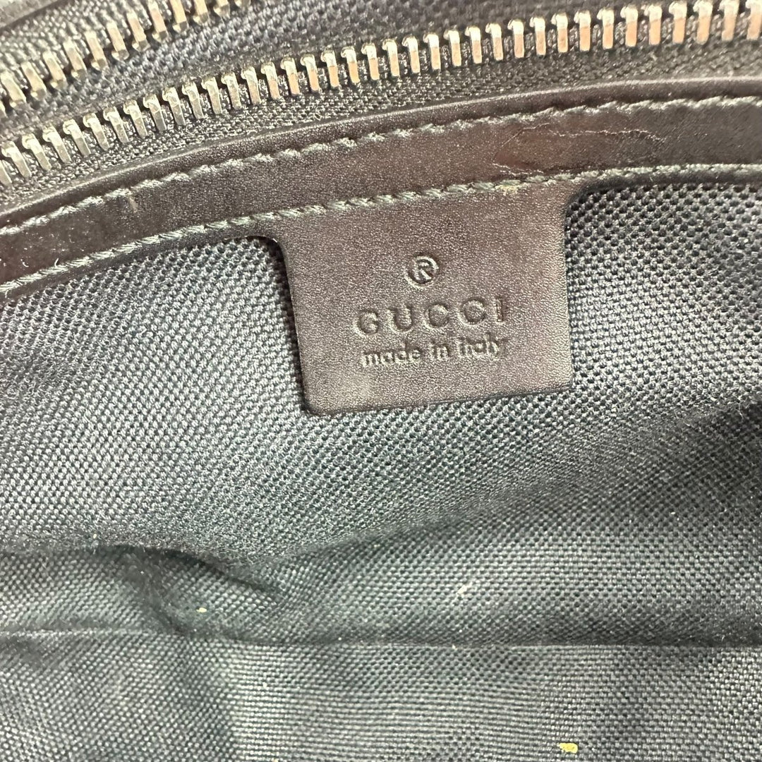 Gucci GG Supreme Monogram Black Belt Bag - Lux Central