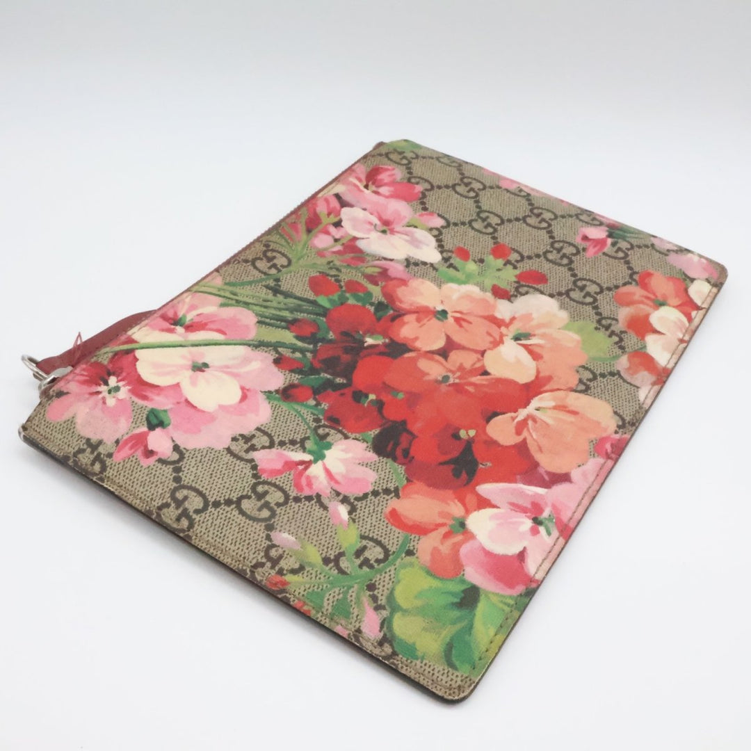 Gucci GG Supreme Multi Bloom Clutch Pouch - Lux Central