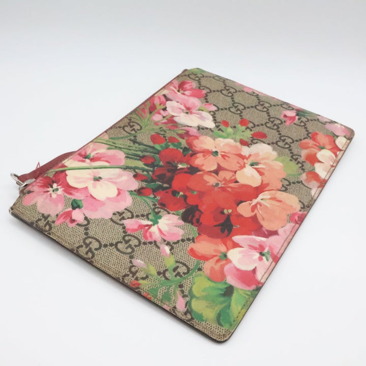 Gucci GG Supreme Multi Bloom Clutch Pouch - Lux Central