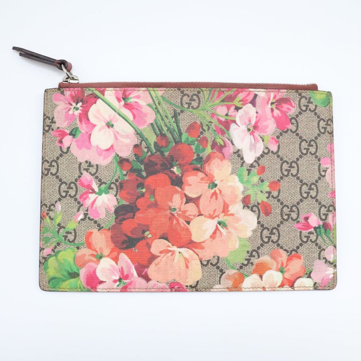 Gucci GG Supreme Multi Bloom Clutch Pouch - Lux Central