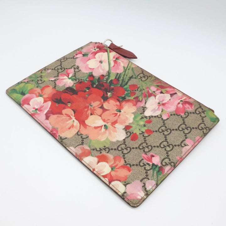 Gucci GG Supreme Multi Bloom Clutch Pouch - Lux Central