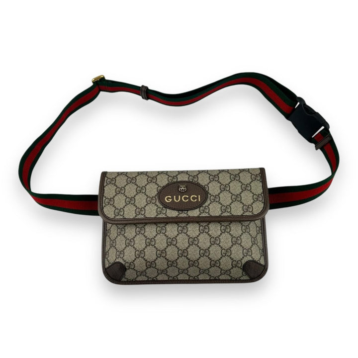 Gucci GG Supreme Neo Vintage Beige Belt Bag - Lux Central