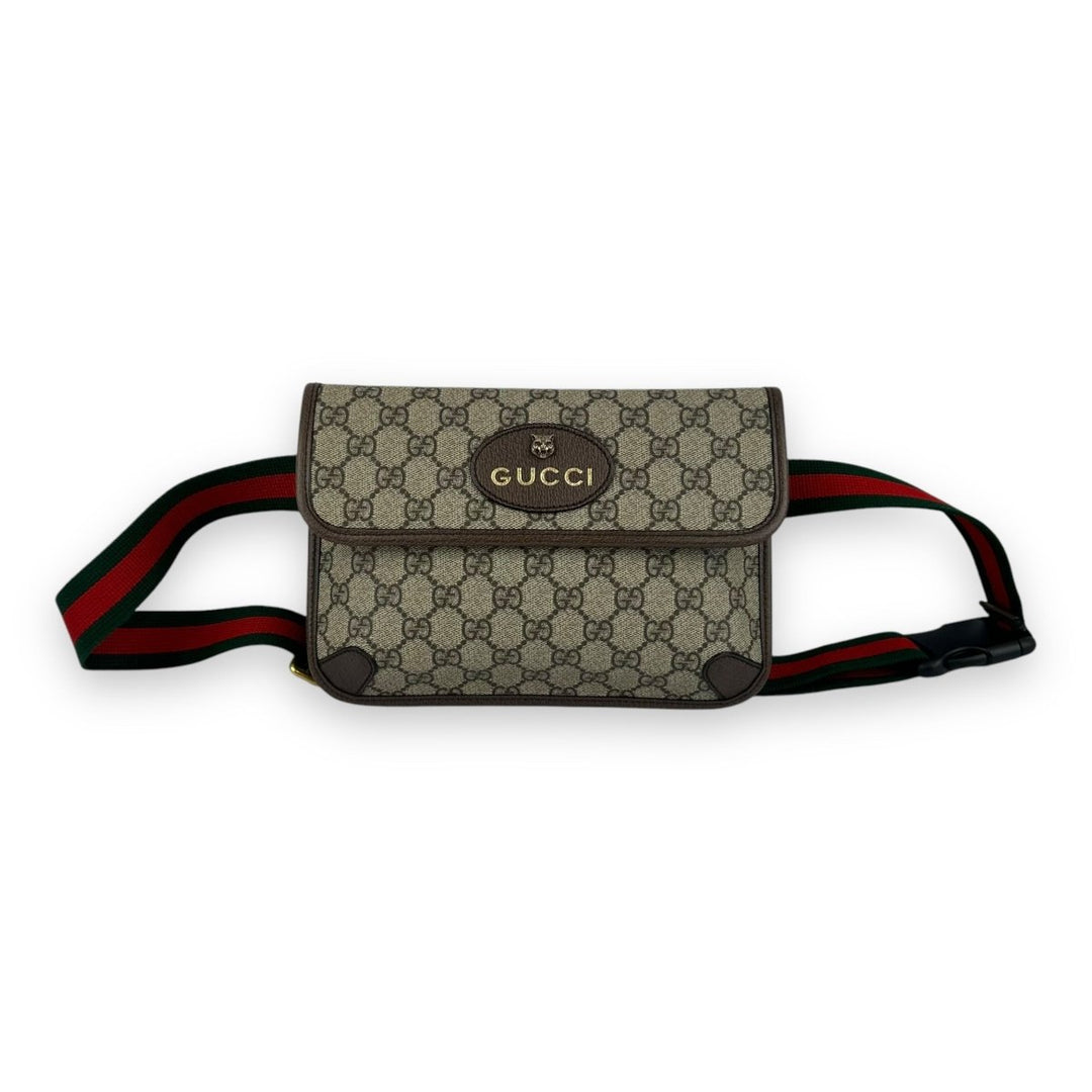 Gucci GG Supreme Neo Vintage Beige Belt Bag - Lux Central