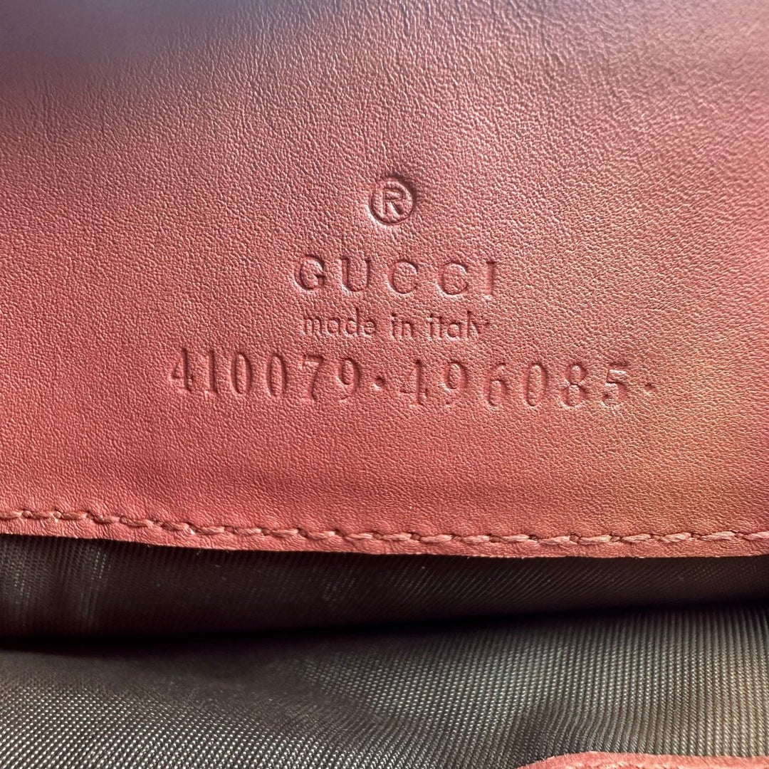 Gucci GG Supreme Pink Bloom Clutch Pouch - Lux Central