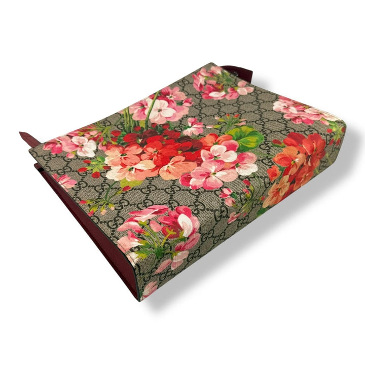 Gucci GG Supreme Pink Bloom Large Toiletry Pouch - Lux Central