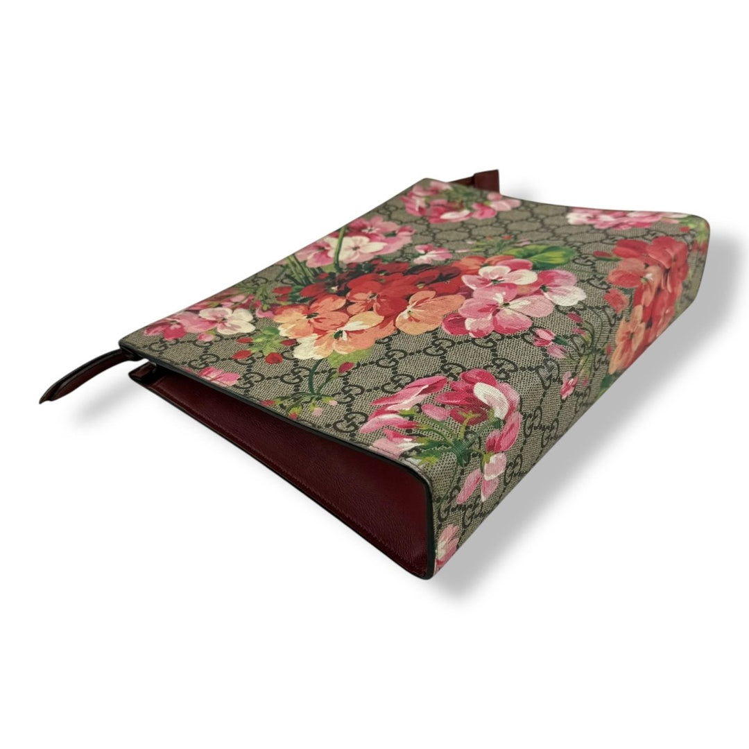 Gucci GG Supreme Pink Bloom Large Toiletry Pouch - Lux Central