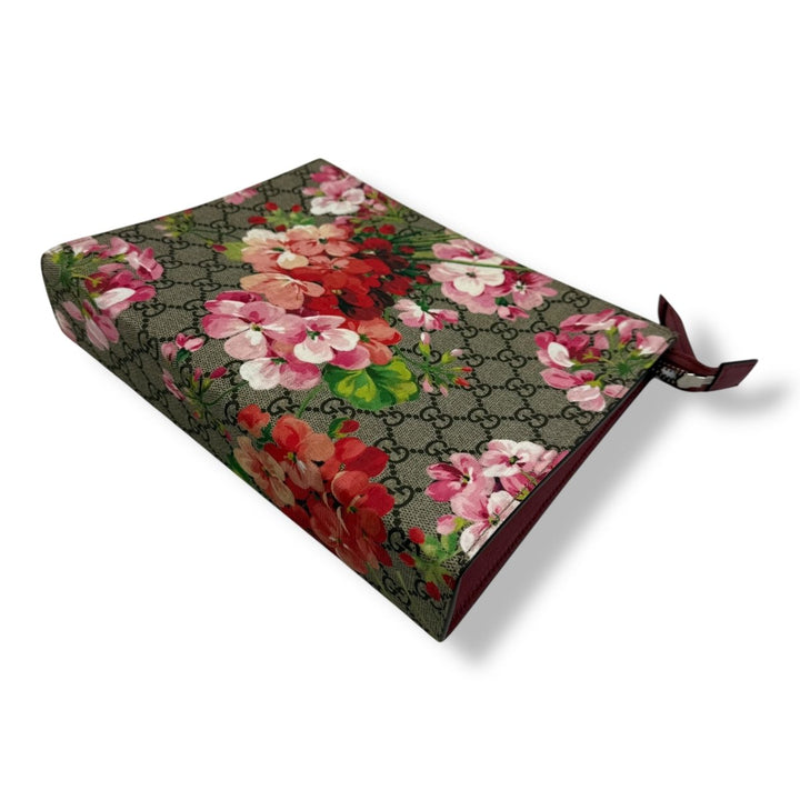 Gucci GG Supreme Pink Bloom Large Toiletry Pouch - Lux Central