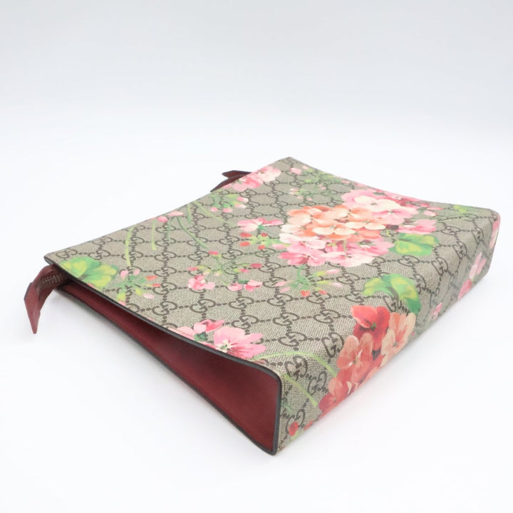 Gucci GG Supreme Pink Bloom Large Toiletry Pouch - Lux Central