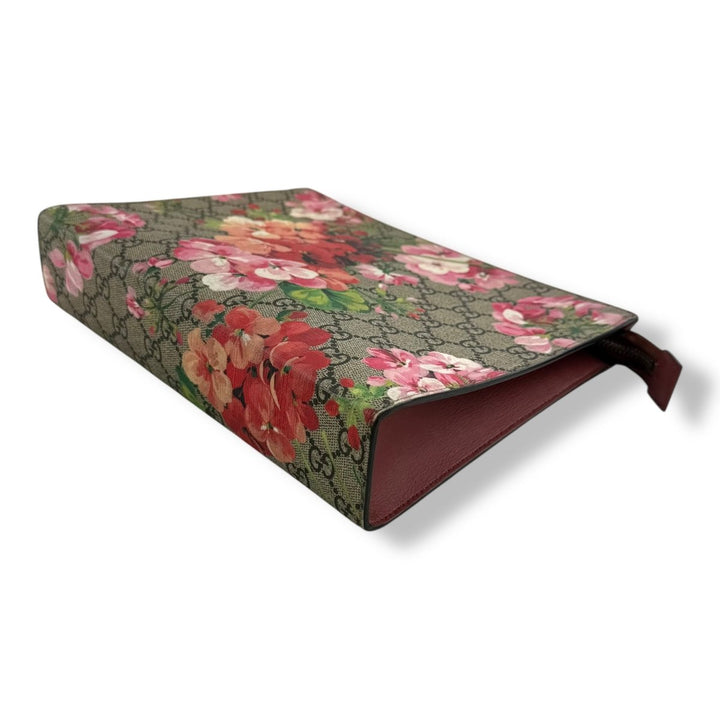 Gucci GG Supreme Pink Bloom Large Toiletry Pouch - Lux Central