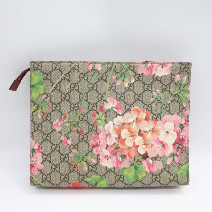 Gucci GG Supreme Pink Bloom Large Toiletry Pouch - Lux Central