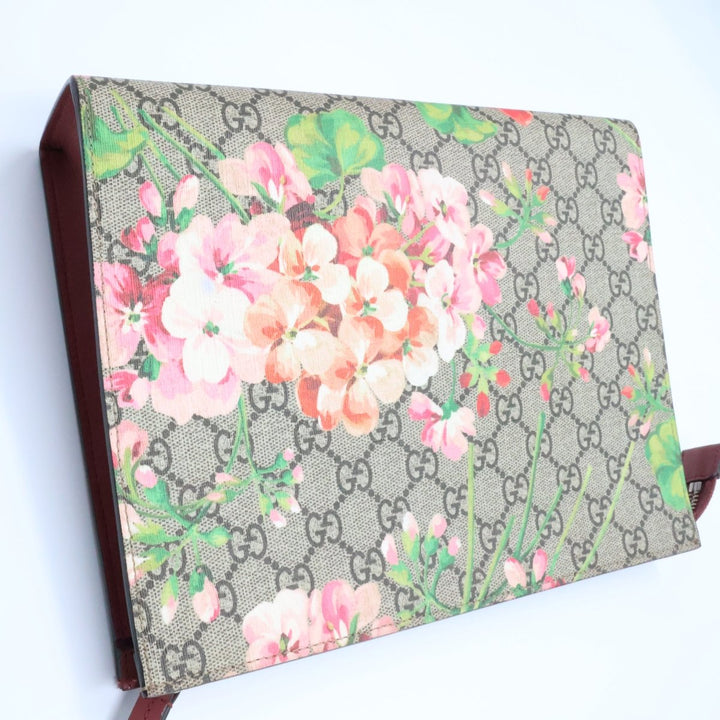 Gucci GG Supreme Pink Bloom Large Toiletry Pouch - Lux Central