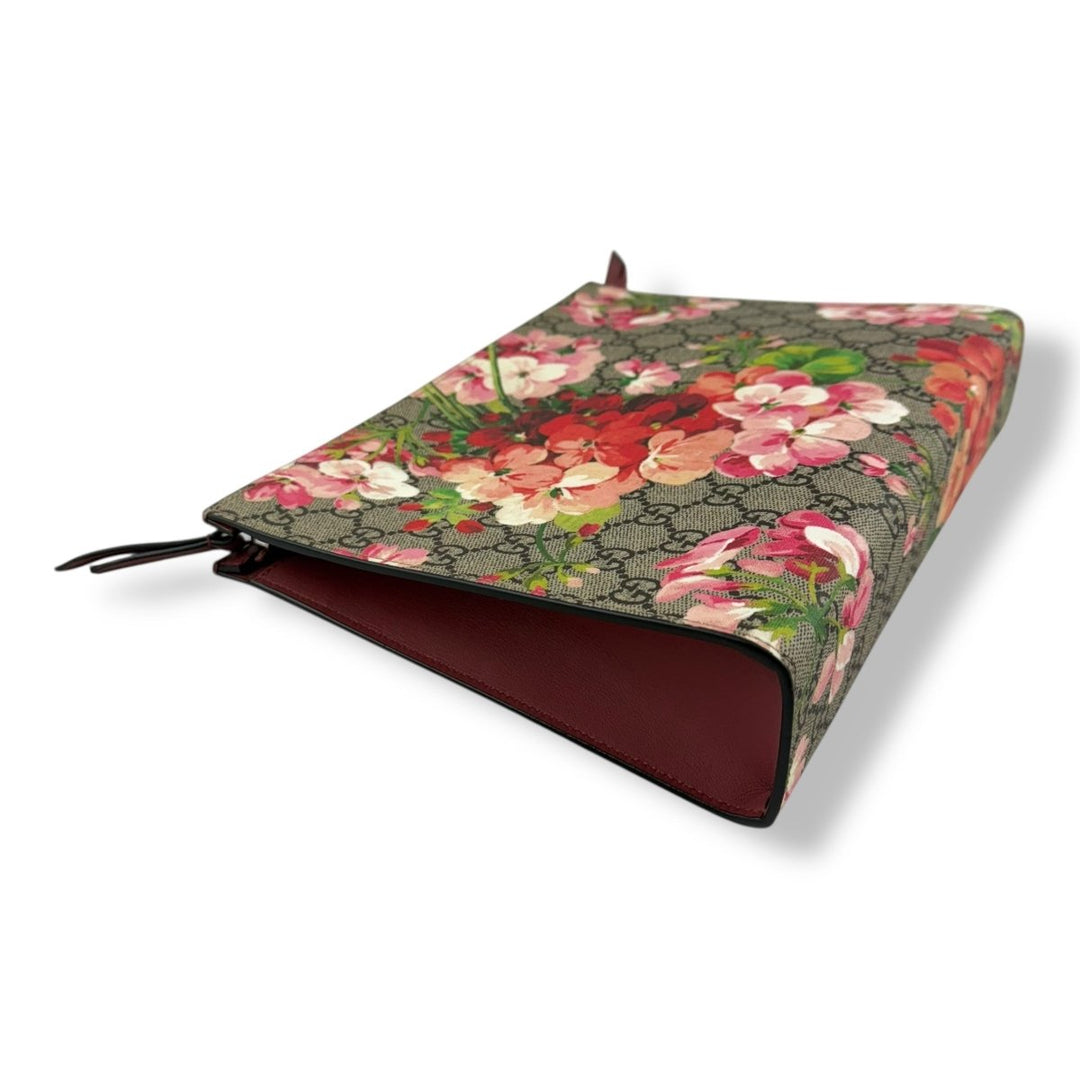 Gucci GG Supreme Pink Bloom Large Toiletry Pouch - Lux Central