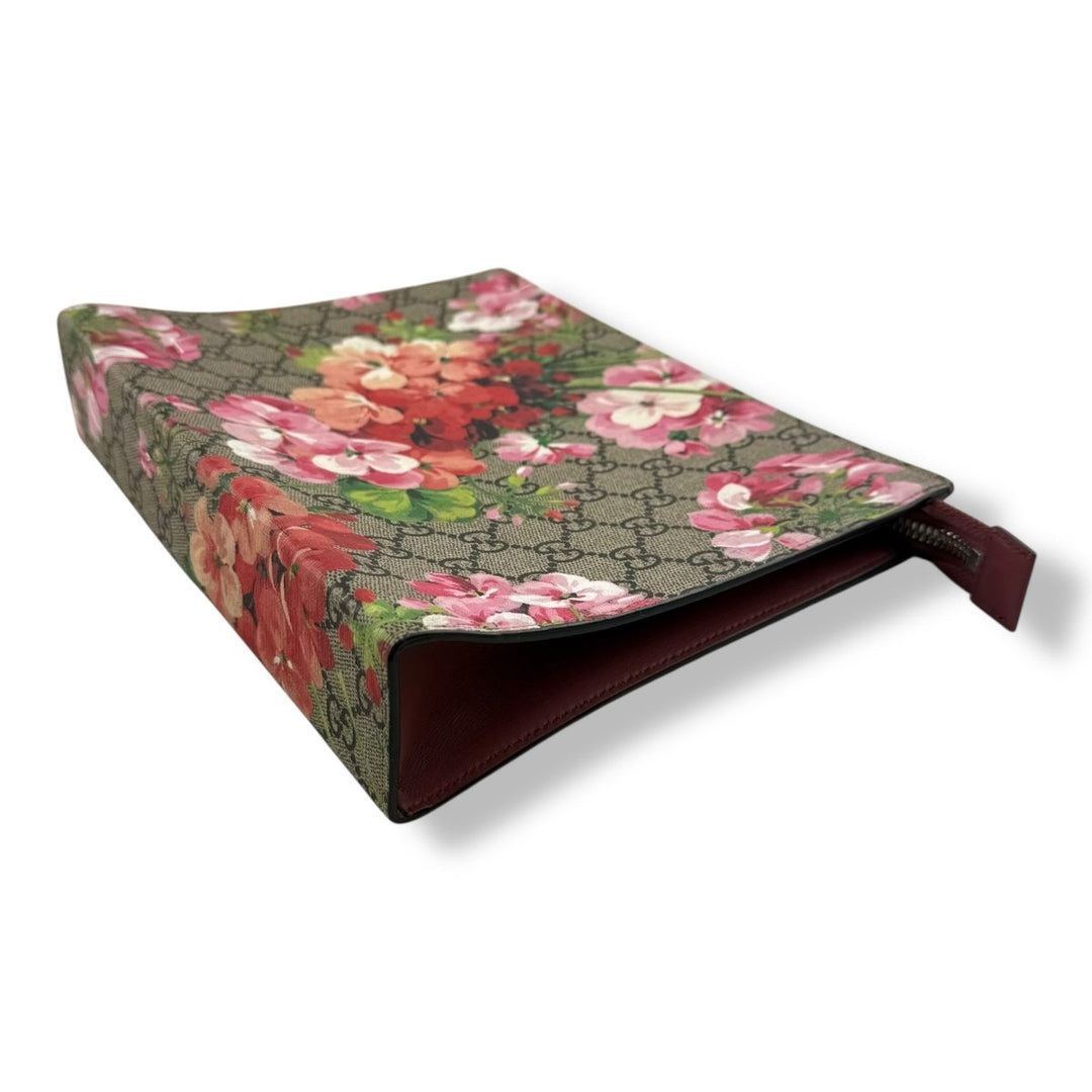 Gucci GG Supreme Pink Bloom Large Toiletry Pouch - Lux Central
