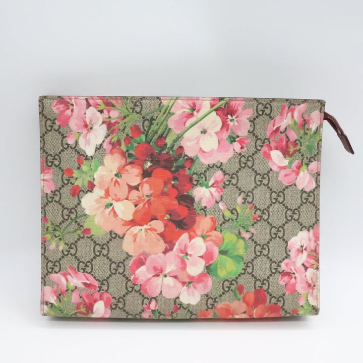 Gucci GG Supreme Pink Bloom Large Toiletry Pouch - Lux Central