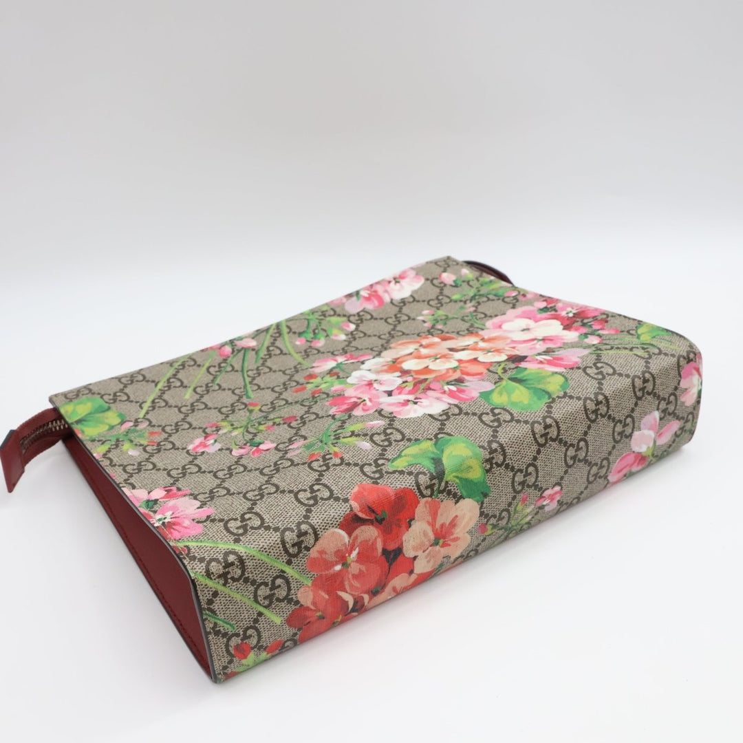 Gucci GG Supreme Pink Bloom Large Toiletry Pouch - Lux Central
