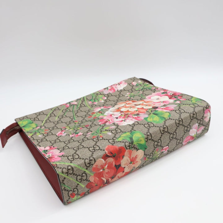 Gucci GG Supreme Pink Bloom Large Toiletry Pouch - Lux Central