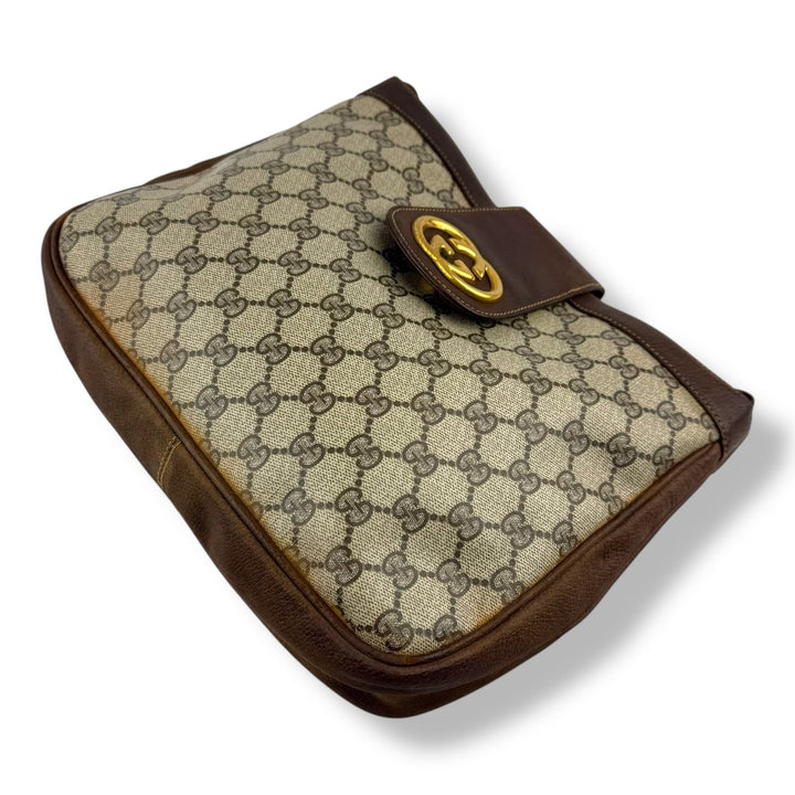 Gucci GG Supreme Saddle Shoulder Bag - Lux Central