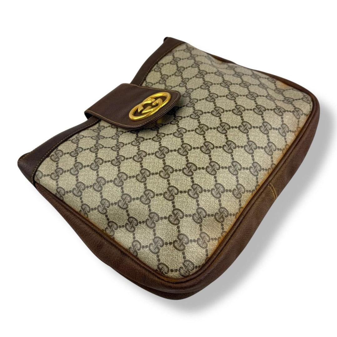 Gucci GG Supreme Saddle Shoulder Bag - Lux Central