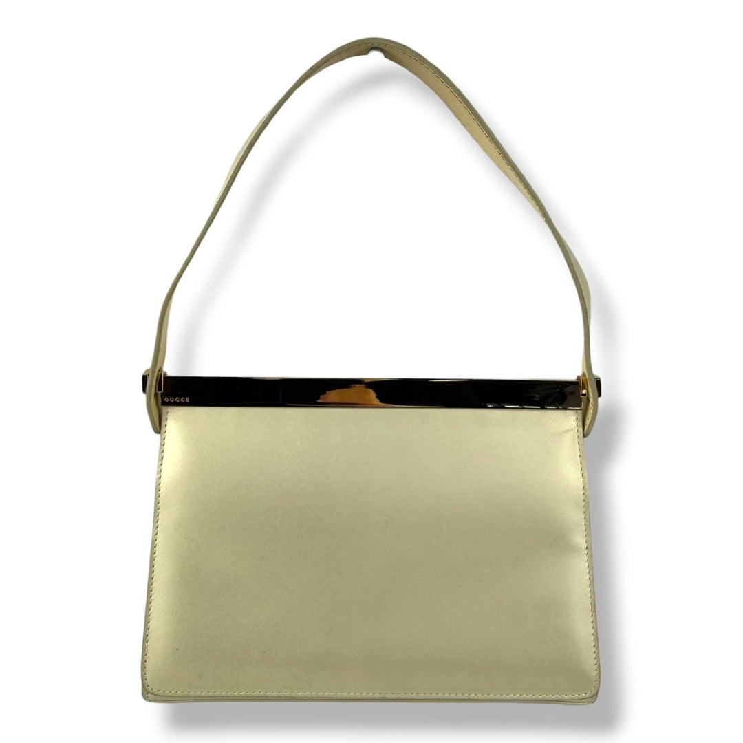 Gucci GG White Shoulder Handbag - Lux Central