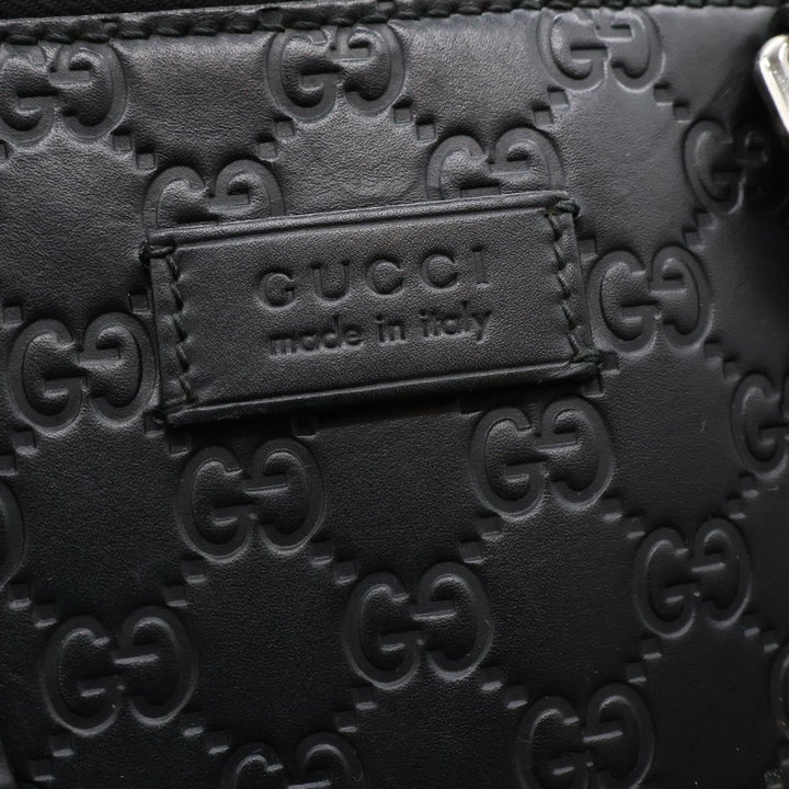 Gucci Guccissima Black Briefcase Business Bag - Lux Central