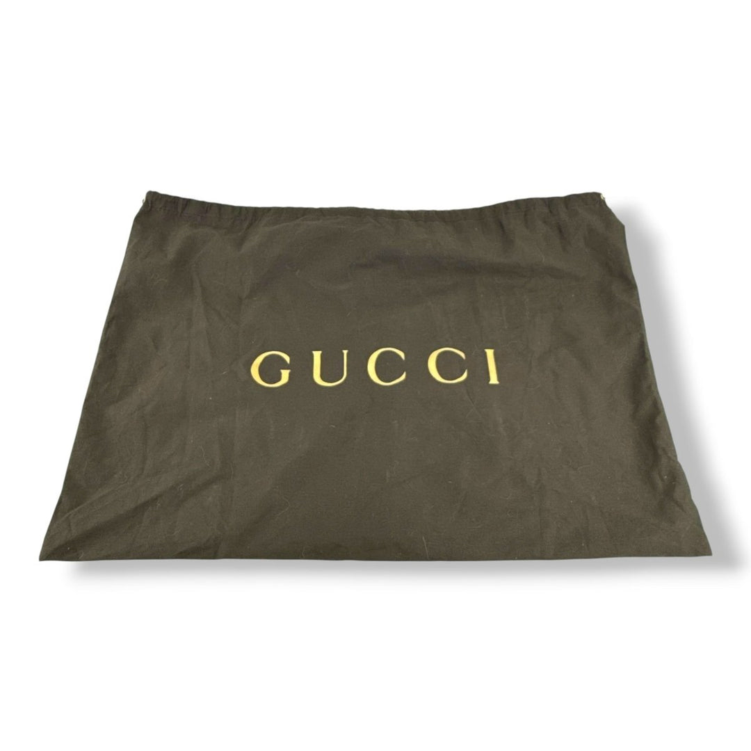 Gucci Guccissima Black GG Monogram Duffle Bag - Lux Central
