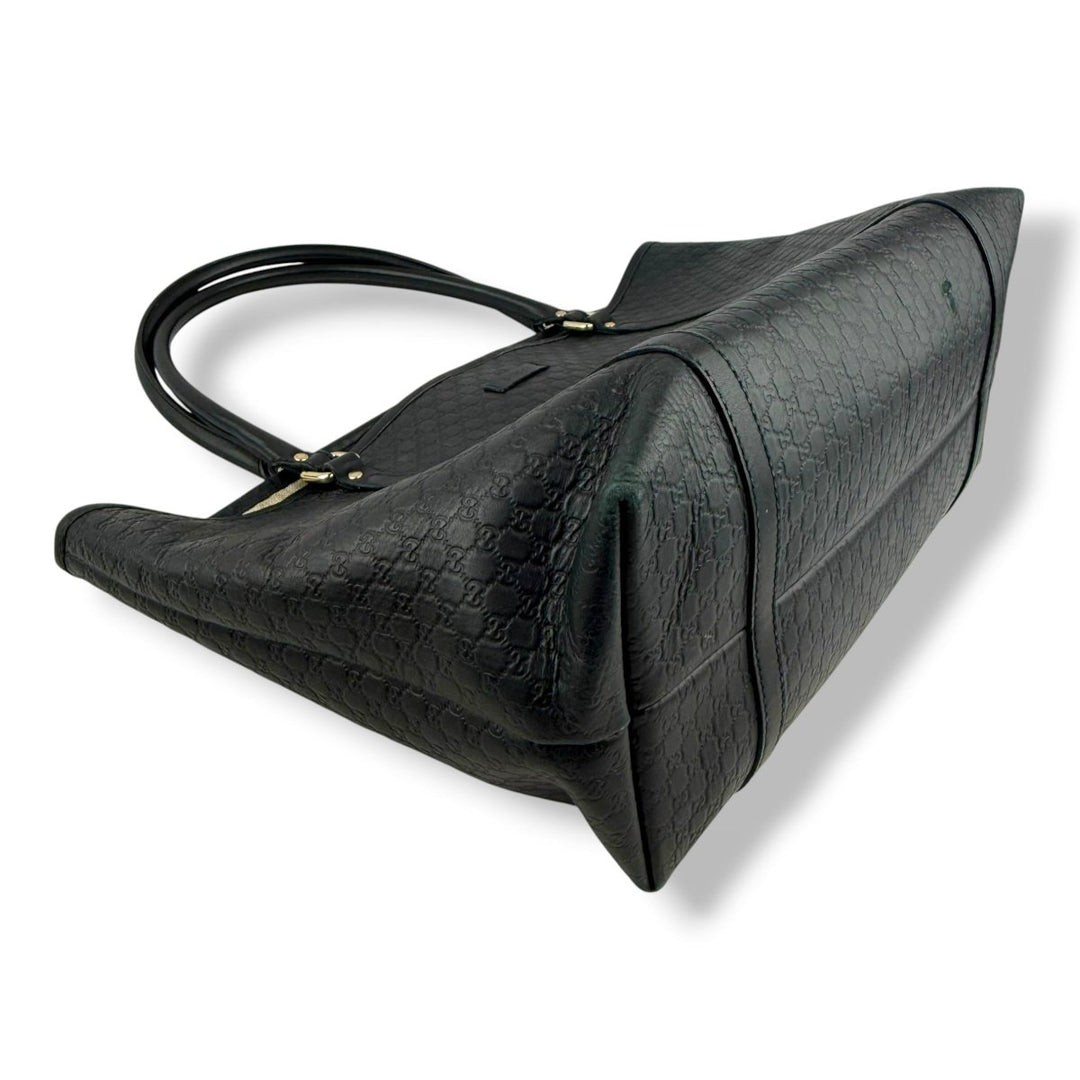 Gucci Guccissima Black Tote Bag - Lux Central