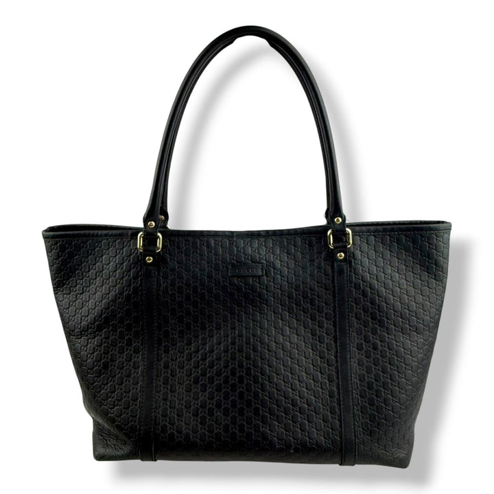 Gucci Guccissima Black Tote Bag - Lux Central